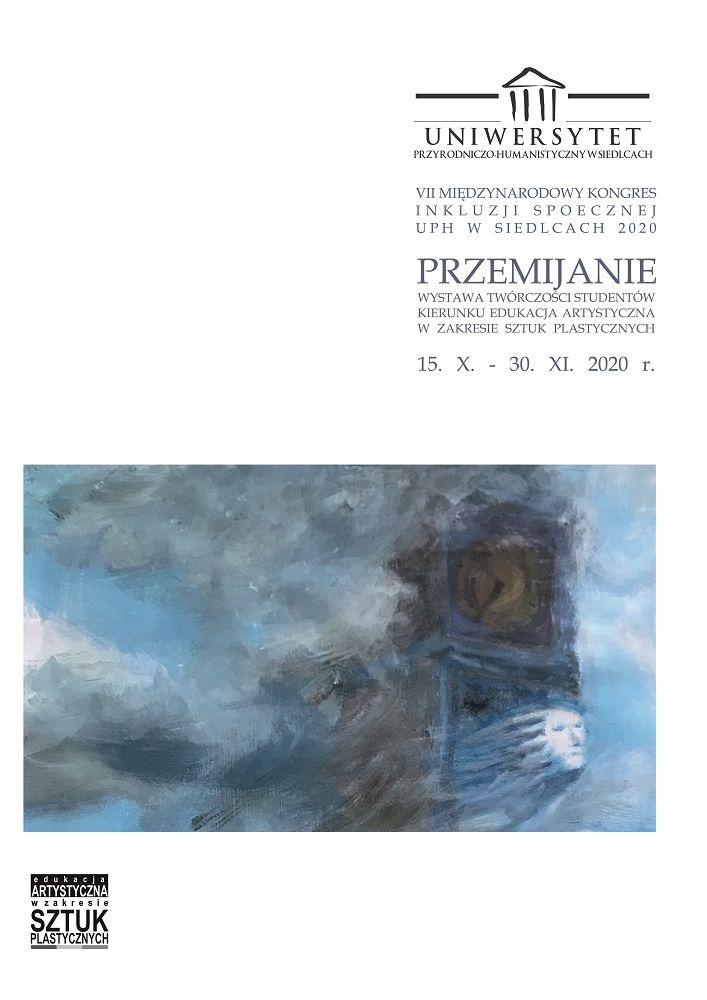 Folder promocyjny wystawy PRZEMIJANIE 2020
